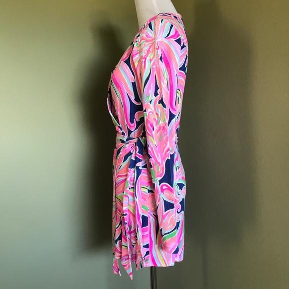 Lilly Pulitzer Tiki Wrap Romper Size XS - Picture 4 of 8